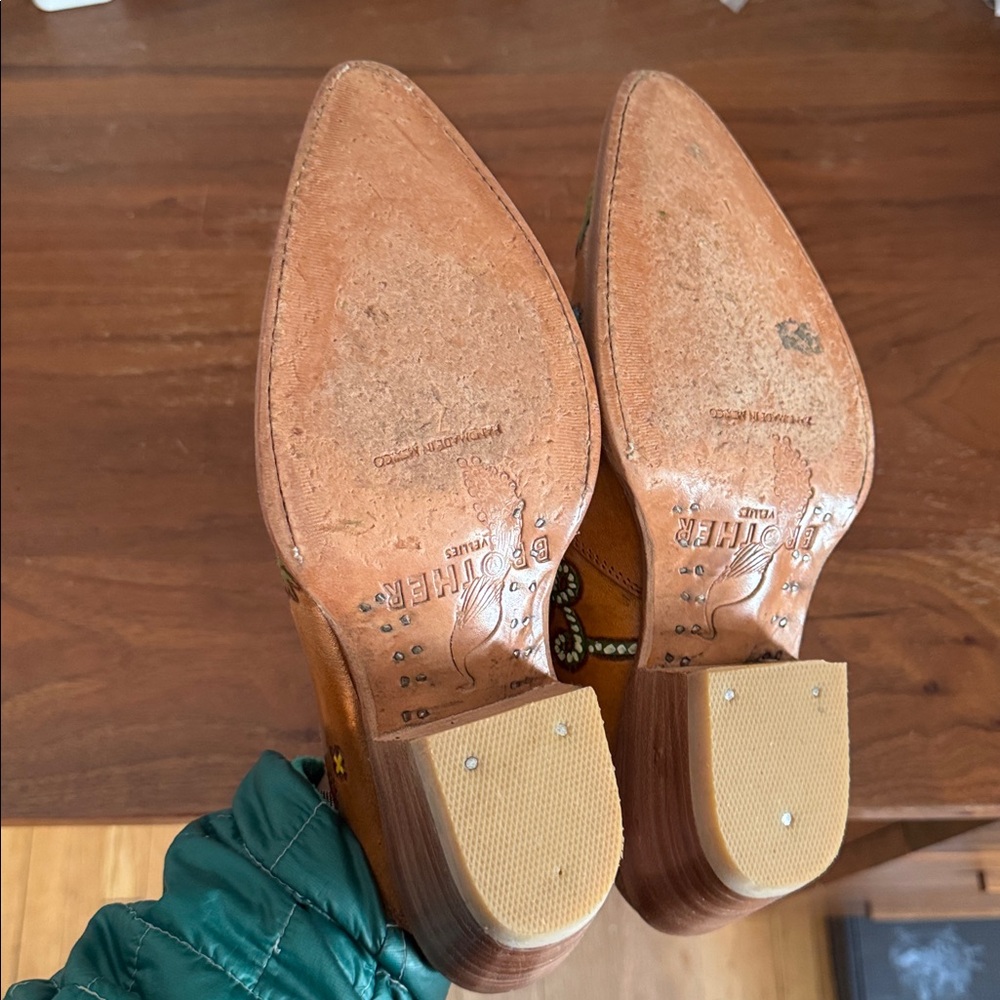 Brother Vellies Colorful Handpainted Eve Doodle Mules - Picture 6 of 13